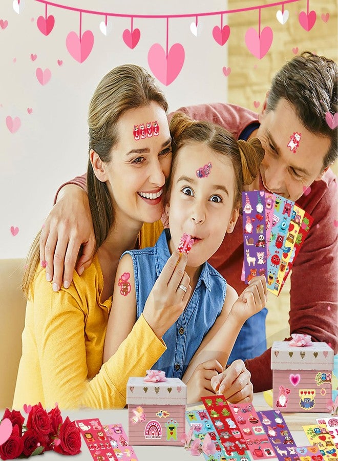 FEBSNOW Valentine Day Stickers,100 Sheets Valentine Stickers for Kids Over 1000pcs Assorted Animal Heart Labels Sticker Holiday Love Stickers Crafts for Valentine Day Party Favors Gifts Decor - Image 5